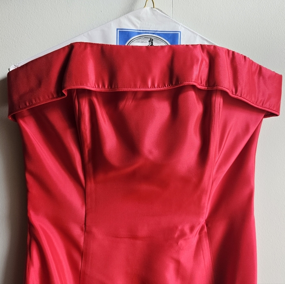 Vintage Jessica McClintock for Gunnel Sax Strapless Gown - Picture 4 of 12